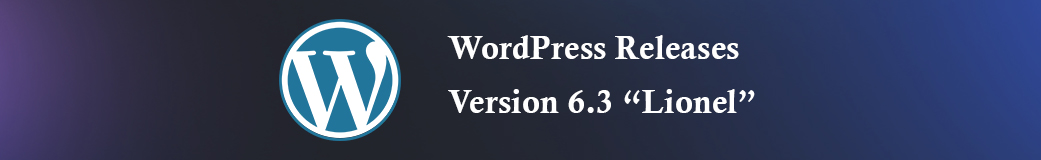 WordPress 6.3 Lionel