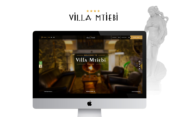 Website For Hotel Mtiebi