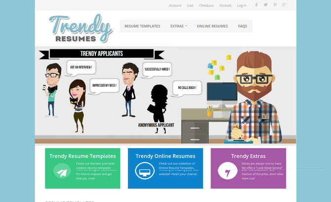 Trendy Resumes - Resume Template