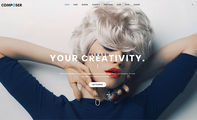 Composer Responsive WP Theme