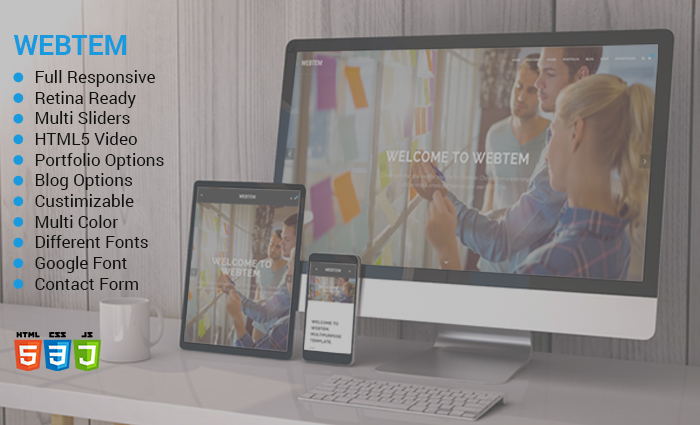 Webtem - Multi-Purpose HTML5 Template