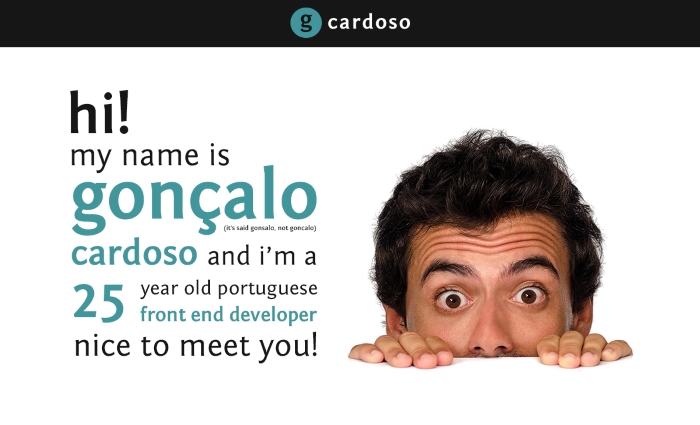 gcardoso - Front End Developer