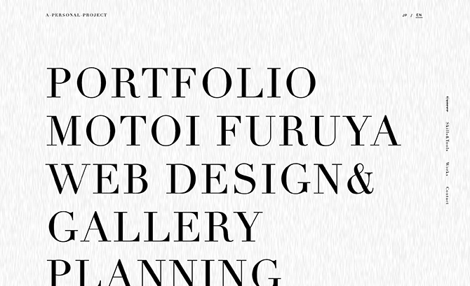 Portfolio Motoi Furuya