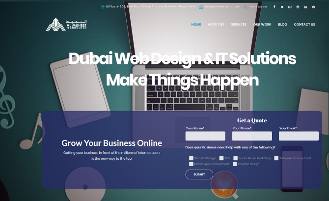 Al Muheet Web Design