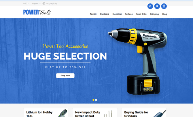 Power Tools Store Prestashop