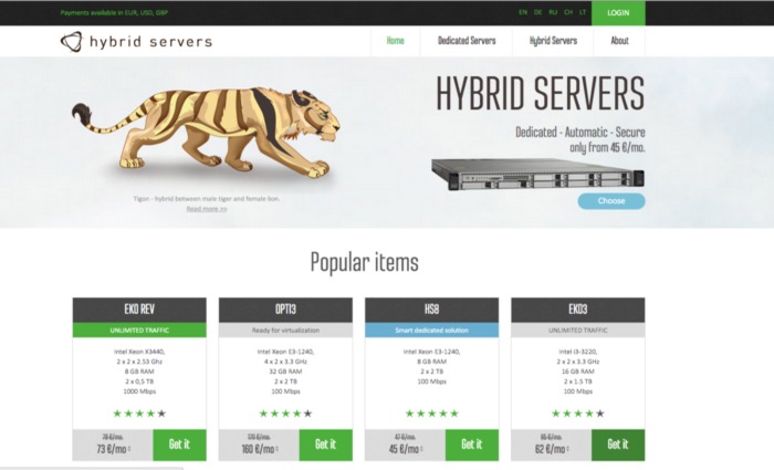 Hybrid servers