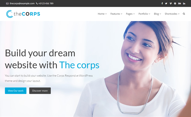 The Corps WordPress Theme