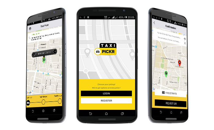 Taxi Pickr - Uber clone script