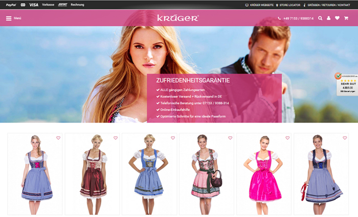 KRÜGER DIRNDL SHOP