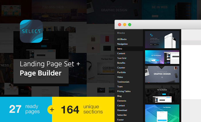 Select - Landing Page Builder