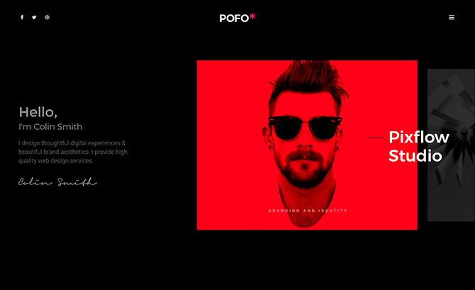 Pofo HTML5 Portfolio Template