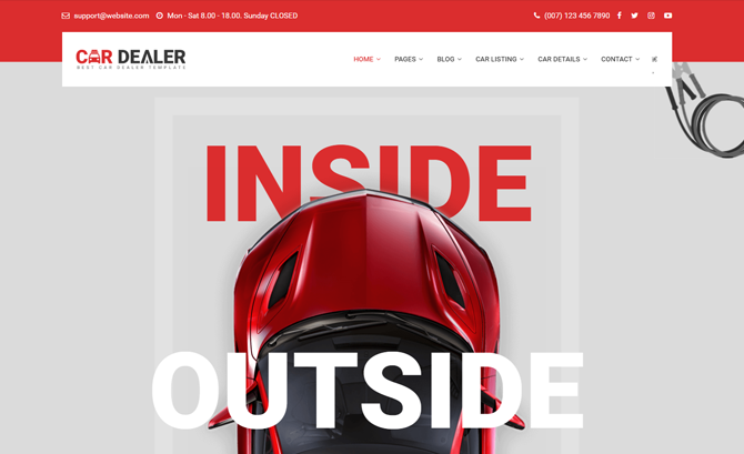 Car Dealer HTML5 Template