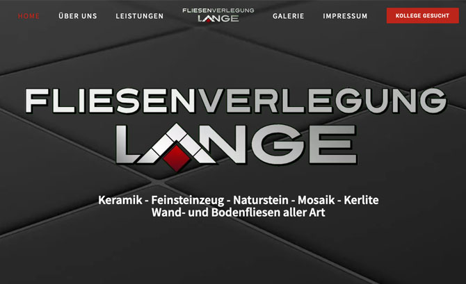 Fliesenverlegung Lange