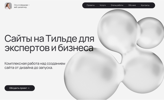 Web Designer -Olgashvedova