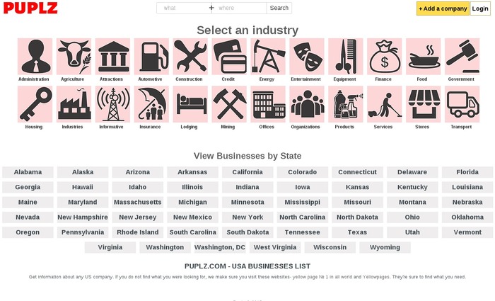 Puplz.com- USA companies reviews