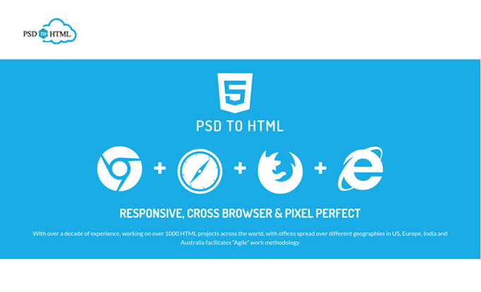 PSD TO HTML CLOUD