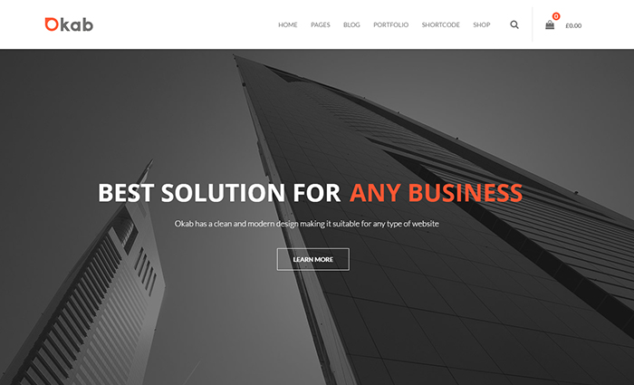 Okab WordPress Theme