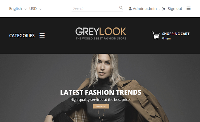 Greylook Prestashop Responsive